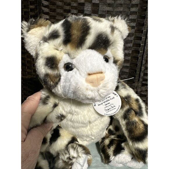 Build A Bear 2006 Snow Leopard 15" World Wildlife Fund WWF Stuffed Animal Plush - Picture 2 of 11